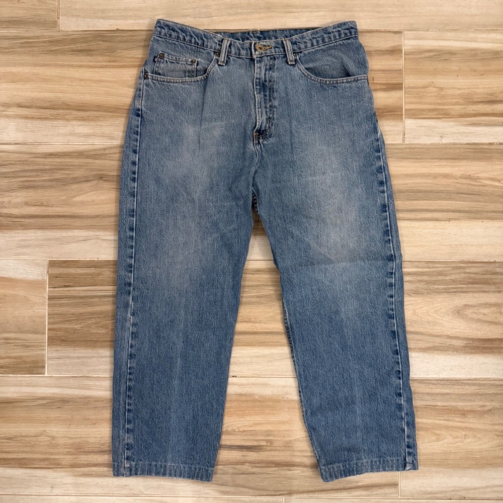 Polo Jeans Co Ralph Lauren Mens 34x30 Classic Relaxed Fit Blue Denim Jeans 7205Y
